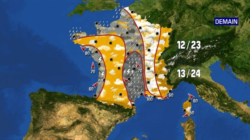 Météo: un épisode méditerranéen attendu ce vendredi vers les Cévennes