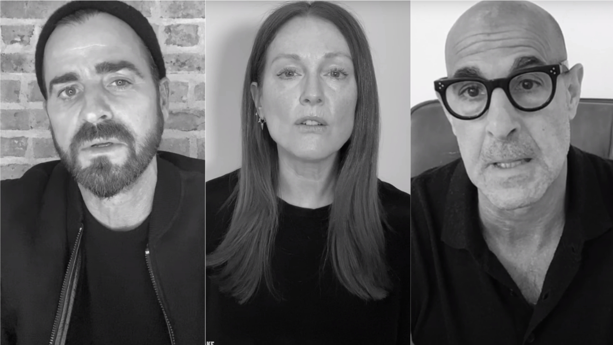 Julianne Moore, Stanley Tucci, Justin Theroux... des stars encouragent à agir contre le racisme avec l'initiative I Take Responsibility